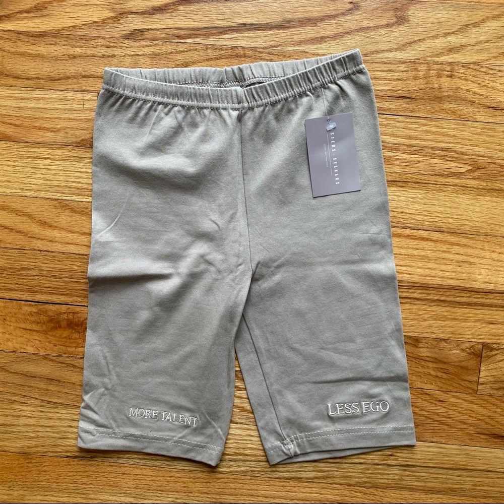 Sisters and Keepers More Talent Less Ego Biker Shorts - Picture 2 of 7